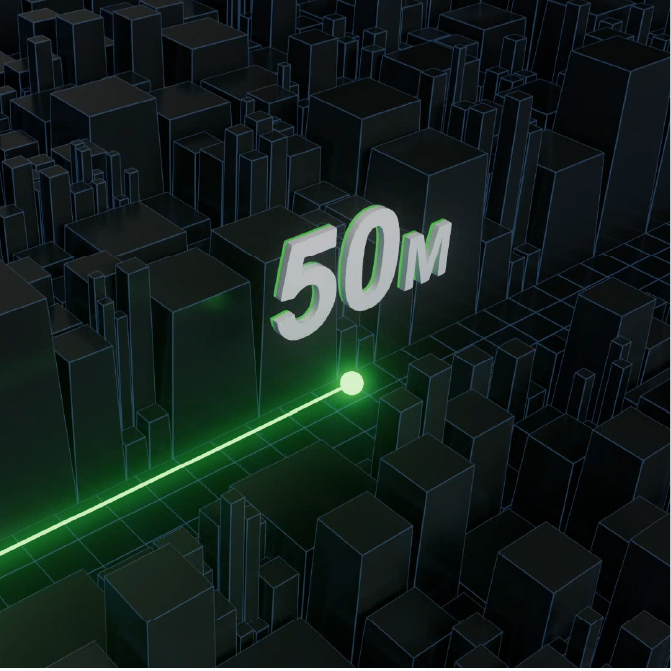 50m超远激光测量