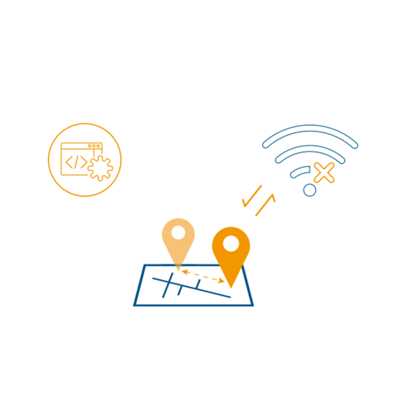 前端解算，无网部署